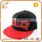 Promotion cheap metal plate corduroy snakeskin snapback hat wholesale