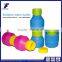 hot selling fitness silicone foldable travel water bottle joyshaker
