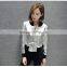 Elegant hot sale Real Sheepskin Leather Jackets Metallic Color Metallic Baseball uniform