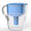 3.5L alkaline water filter pitcher/ Activated Carbon water filter system /water filter jug