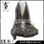 Blended material high quality animal print soft feel spring scarf with flocking