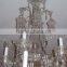 530-10 English Regency Style 15-Light Crystal Chandelier