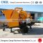 Large capacity and good price of concrete mixer concrete trailer pump