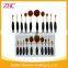 2016 New Professional 10 pcs Set Rose Gold Oval Cosmetic Make Up Brush Set,Toothbrush Makeup Brush Set Wholesale With Box