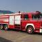 Sinotruck HOWO 4+2 seats water tank fire truck electric fire truck