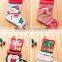 Agenda 2016 Non-woven Fabric Santa Claus Socks Decoration Animal Head Plush Christmas Stocking