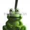 Lovely duck painted shower curtain hooks