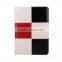 Accept small qty factory handheld fashion grid leather tablet cover for ipad air 2