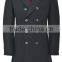 2014 new style 100% cashmere classic black men winter coat