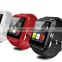 Anti-lost smart bluetooth watch with Microphone for ISO/Andorid,Passometer U8 bluetooth watch