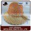 Beautiful bucket shape straw boater hats cheap