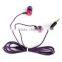 Hot In-ear Earphone Earbuds Headphones Standard Noise Isolating 1.1M Reflective Fiber Cloth Line 3.5mm Stereo Colorful