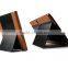 Luxury design ultra slim genuine leather tablet case for Tab S with stand
