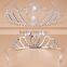 Factory wholesale Crystal pearl princess headband tiara for girls