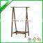 Living room morden vertical bamboo vertical clothes rack with shelf