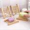 hot sale wood natural soap dish / simple shower wooden soap holder / wood soap rack