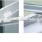 New Design 4mm Tempered Printing Glass Shower Screen Shower Door With White Aluminum Alloy Frame