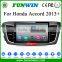 2016 NEW HOT SELLING car multimedia player for Honda ACCORD Android 4.4.4 OBDII 1.6GHz MCU 3G WiFI