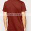 Wholesale 100% preshrunk Cotton fashion slim fit blank t-shirt