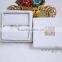 Handmade Elegant wedding ring jewelry box with beaded name plate of D