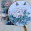 Chinese Style Dancer Plum Flower Silk Folding Hand Fan for Event Party Supplies