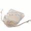 wholesale printed cotton muslin zipper bags for gift
