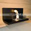 OEM mini curved wall mounted fireplace with remote control