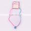 Girl's Colorful Beautiful Nylon Rope Choker Necklace with Charms