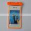 High quality Outdoor PVC rubber waterproof bag for phone,waterproof cell phone bag case,pouch bag for with two buttons