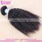 Grade 6A double wefts tangle free 100% unprocessed kinky straight hair weave malaysian hair wholesale distributors