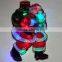 Outdoor christmas decorations 3D led light acrylic santa claus