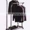 Double Adjustable Garment Rack Cloth Rack Hanging Clothes Rack