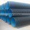 plastic sewage pipe 300mm corrugated drainage pipes