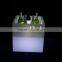 led ice cube bucket for wine displaying/wine display
