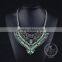 high quality vintage rhinestone chunky statement necklace tin alloy fashion women pendant necklace 6390090