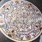 white Marble Inlay Table Top, white Pietre Dure Round Dinning Table tops