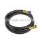 6.5x10mm pu air hose with brass swivel connectors