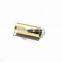 13mm Gold Metal Shoe Lace End Caps And Metal Aglet