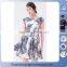 2016 Fashion Ladies Sleeveless Pattern Printed Dress