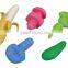 Lovely banana shaped silicone rubber wine bottle stopper