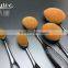 Oval tooth brush makeup brushes free samples with drying holder rack