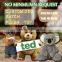 Blue teddy soft fancy exqusite plush teddy bear 60cm toy