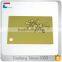 Custom Printable Matte Gold Brass Metal Card