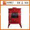 Enamel Wood Stoves style Wood Burning Stove with red colour