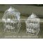 POWERLON Elegant wedding Ornaments Metal Bird Cage for Card Using