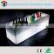 Rechargeable Long Ice Bucket LED Bar Furniture / LED Light Wine Ice Buckets Indoor or Outdoor L120*W40*H40CM