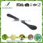 Welcome high quality bio-degradable bamboo fiber black spoon