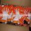 DDSAFETY 2016 Hot Sale Orange Nitrile Gloves With White Nylon Liner
