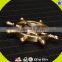 Wholesale no noise eight angle 360 round metal finger gyro hand spinner toy W01A288