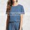 Woman Summer Romper Keyhole Cutout Romper Women Wholesale Plain Dyed Custom Made Romper High Quality